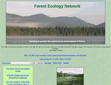 Tablet Screenshot of forestecologynetwork.org
